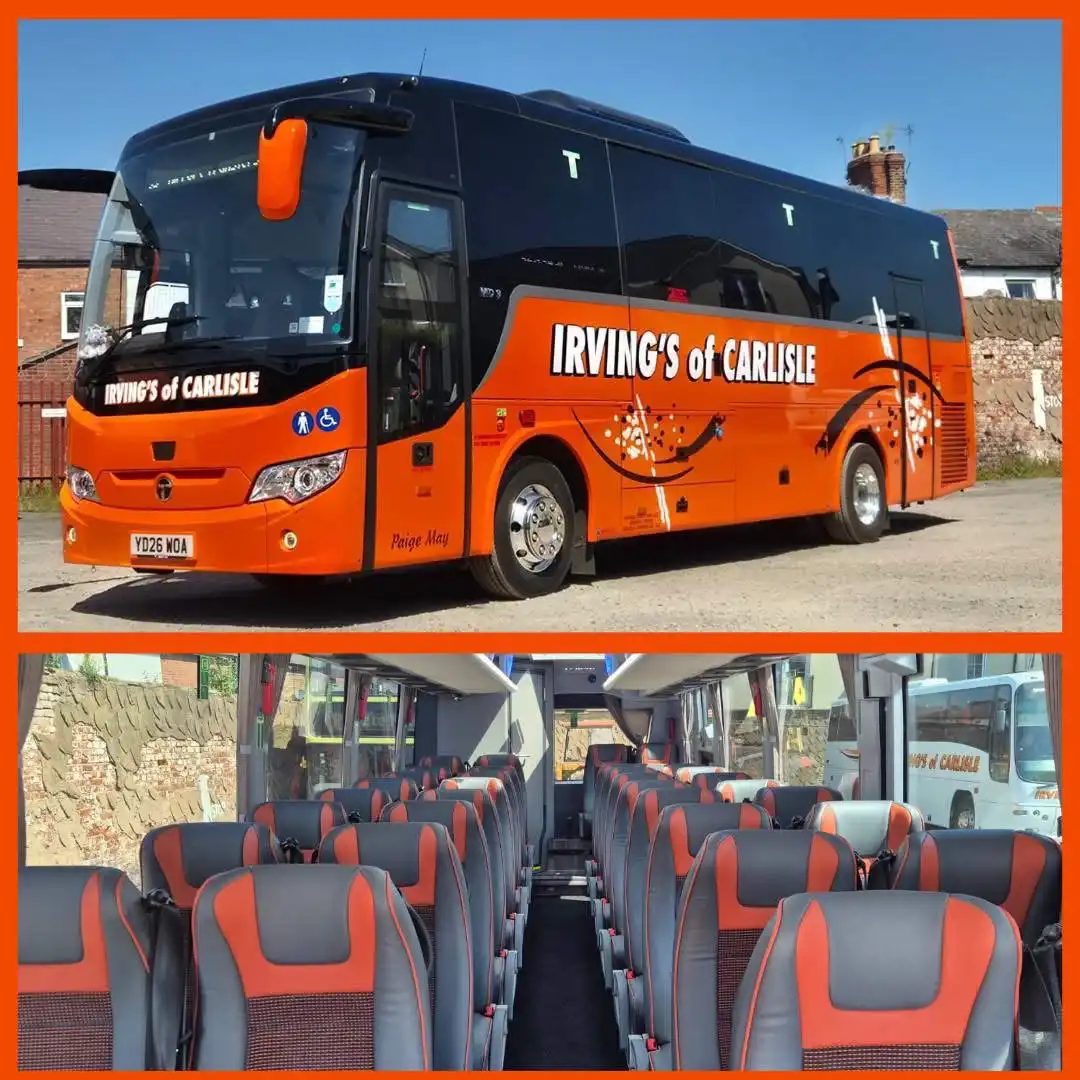 Irving's Coaches new 34 seater bus